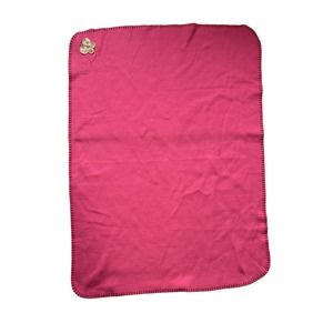 Parents Choice Walmart Hot Pink Fuchsia Butterly Applique Blanket Fleece Baby